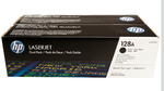 Двойная упаковка черных картриджей HP CE320A (№128A), CE320AD (№128A*2), ресурс: 2шт 2000 стр., для HP LaserJet Pro CM1415fn/fnw; CP1525n/nw