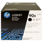 Двойная упаковка картриджей HP CE390X (№90X), CE390XD (№90X*2), ресурс: 2шт по 24000 стр., для HP LaserJet Enterprise M4555/f/fskm/h; LJ Enterprise M602dn/n/x; M603dn/n/xn
