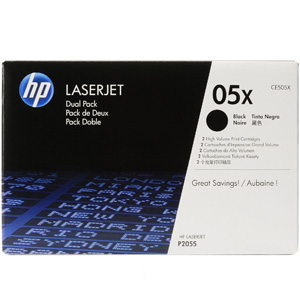Набор картриджей HP (Hewlett-Packard) CE505XD (№05X*2), оригинальный, multipack (набор), ресурс 2*6500 стр., цена — 43710 руб.