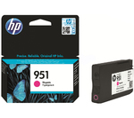 Пурпурный картридж стандартной емкости HP CN051AE (№951), оригинальный, ресурс 700 стр.
