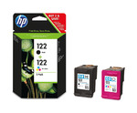 Набор картриджей HP (Hewlett-Packard) CR340HE (№122), оригинальный, multipack (набор), ресурс <>