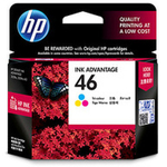 Картридж HP CZ638AE (№46), оригинальный, CMY (цветной), ресурс 750 стр., для HP Deskjet Advantage 2520hc/2020hc; Advantage Ultra 2029/2529/4729
