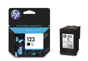 Картридж HP F6V17AE (№123), оригинальный, black (черный), ресурс 120 стр. для HP DeskJet 2130/2620/2630/2632/3630/3639
