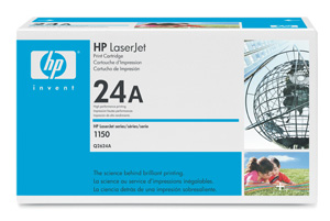 Картридж HP (Hewlett-Packard) Q2624A (№24A), оригинальный, black (черный), ресурс 2500 стр., цена — 6870 руб.