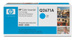Картридж HP (Hewlett-Packard) Q2671A, оригинальный, cyan (голубой), ресурс 4000 стр.