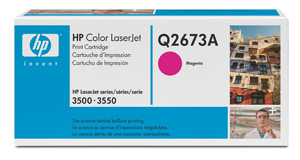 Картридж HP (Hewlett-Packard) Q2673A, оригинальный, magenta (пурпурный), ресурс 4000 стр., цена — 11060 руб.