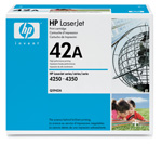 Картридж HP (Hewlett-Packard) Q5942A (№42A), оригинальный, black (черный), ресурс 10000 стр.