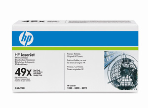 Двойная упаковка HP (Hewlett-Packard) Q5949XD (№49X*2), оригинальный, multipack (набор), ресурс 2*6000, цена — 31210 руб.