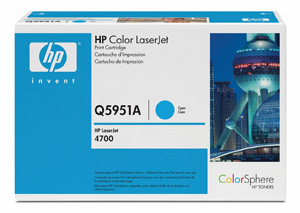 Картридж HP (Hewlett-Packard) Q5951A, оригинальный, cyan (голубой), ресурс 10000 стр., цена — 46070 руб.