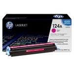 Картридж HP Q6003A (№124A), оригинальный, magenta (пурпурный), ресурс 2000 стр., для HP Color LaserJet 1600/2600/n/2605/2605dn/dtn/CM1015/CM1017