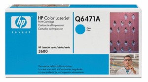Картридж HP (Hewlett-Packard) Q6471A, оригинальный, cyan (голубой), ресурс 4000 стр., цена — 15960 руб.