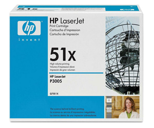 Картридж HP (Hewlett-Packard) Q7551X (№51X), оригинальный, black (черный), ресурс 13000, цена — 22530 руб.