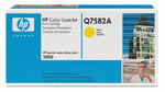 Картридж HP (Hewlett-Packard) Q7582A, оригинальный, yellow (желтый), ресурс 6000 стр.