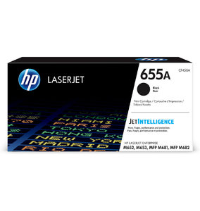 Картридж HP CF450A (№655A), оригинальный, black (черный), ресурс 12500 стр., для HP Color LaserJet Enterprise M652dn, M652n, M653dn, M653x, M681dh, M681f; Color LaserJet Enterprise Flow M681z, M682z
