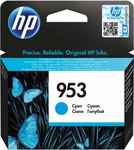 Картридж HP F6U12AE (№953), оригинальный, cyan (голубой), ресурс 700 стр., для HP OfficeJet Pro 7720/7730/7740/8210/8218/8710/8720/8725/8730