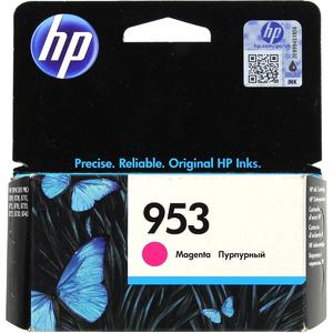 Картридж HP F6U13AE (№953), оригинальный, magenta (пурпурный), ресурс 700 стр., для HP OfficeJet Pro 7720/7730/7740/8210/8218/8710/8720/8725/8730