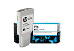 Картридж HP F9J68A (№728) 300ml, оригинальный, black matte (черный матовый), объем 300 мл., для HP Designjet T730/T830