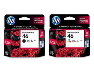 Набор картриджей HP F6T40AE (№46), multipack (набор), 2 черныx  по 1500 стр.+цветной на 750 стр., для HP Deskjet Advantage 2520hc/2020hc; Advantage Ultra 2029/2529/4729
