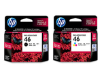 Набор картриджей HP F6T40AE (№46), оригинальный, multipack (набор), 2 черныx  по 1500 стр.+цветной на 750 стр., для HP Deskjet Advantage 2520hc/2020hc; Advantage Ultra 2029/2529/4729