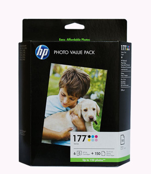 Набор картриджей HP (Hewlett-Packard) Q7967HE (№177), оригинальный, multipack (набор), ресурс <>, цена — 3630 руб.