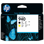 Печатающая головка HP (Hewlett-Packard) C4900A (№940), оригинальный, black/yellow (черный/желтый), ресурс 