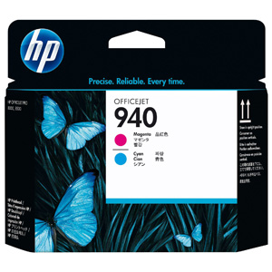 Печатающая головка HP (Hewlett-Packard) C4901A (№940), оригинальный, magenta/cyan (пурпурный/голубой), ресурс , цена — 6860 руб.
