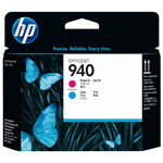 Печатающая головка HP (Hewlett-Packard) C4901A (№940), оригинальный, magenta/cyan (пурпурный/голубой), ресурс 