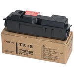 Тонер-картридж Kyocera TK-18H [1T02FM0EU0], оригинальный, black (черный), ресурс 7200