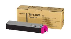 Тонер-картридж Kyocera TK-510M [1T02F3BEU0], оригинальный, magenta (пурпурный), ресурс 8000 стр., цена — 51230 руб.