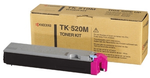 Тонер-картридж Kyocera TK-520M, оригинальный, magenta (пурпурный), ресурс 4000 стр., цена — 7950 руб.