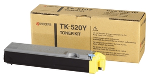 Тонер-картридж Kyocera TK-520Y, оригинальный, yellow (желтый), ресурс 4000 стр., цена — 7950 руб.