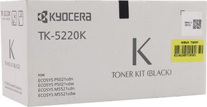 Тонер-картридж Kyocera TK-5220K [1T02R90NL1], оригинальный, black (черный), ресурс 1200 стр., цена — 17560 руб.