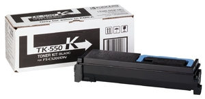 Тонер-картридж Kyocera TK-550K [1T02HM0EU0], оригинальный, black (черный), ресурс 7000 стр., цена — 35920 руб.