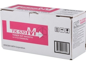 Тонер-картридж Kyocera TK-570M [1T02HGBEU0], оригинальный, magenta (пурпурный), ресурс 12000, цена — 47490 руб.