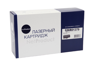 Картридж NetProduct N-106R01379, black (черный), ресурс 4000 стр., для Xerox Phaser 3100MFP/S; 3100MFP/X (с чипом, есть смарт-карта)