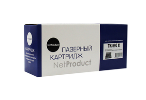 Тонер-картридж NetProduct N-TK-590C, cyan (голубой), ресурс 5000 стр., цена — 1180 руб.