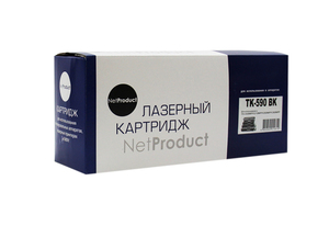 Тонер-картридж NetProduct N-TK-590Bk (TK-590K), black (черный), ресурс 7000 стр., цена — 1330 руб.