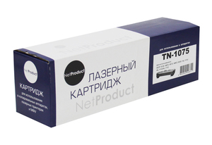 Тонер-картридж NetProduct N-TN-1075, black (черный), ресурс 1000 стр., для Brother MFC-1810R/1815R/1912WR; DCP-1510R/1512R/1610WR/1612WR; HL-1012/1112R/1110R/1210