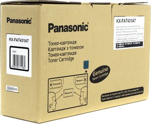 Тонер-картридж Panasonic KX-FAT431A7, оригинальный, black (черный), ресурс 6000 стр., цена — 5040 руб.