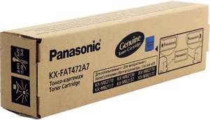 Тонер-картридж Panasonic KX-FAT472A7, оригинальный, black (черный), ресурс 2000 стр., для Panasonic KX-MB2110/2117/2130/2137/2170/2177RU 