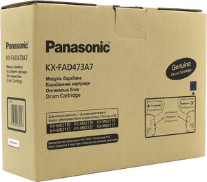 Барабан Panasonic KX-FAD473A7, оригинальный, black (черный), ресурс 10000 стр., для Panasonic KX-MB2110/2117/2130/2137/2170/2177RU 