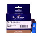 Картридж ProfiLine PL_PGI-1400XLC_C (соответствует Canon PGI-1400XL C [9202B001]), совместимый, cyan (голубой), объем 12 мл., для Canon MAXIFY MB2040/2140/2340/2740