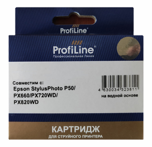 Картридж ProfiLine PL_T0803_M, magenta (пурпурный), объем 7,4 мл., для Epson Stylus Photo P50/PX660/700/720/730/800/820/830; R265/285/360; RX560/RX585/RX685