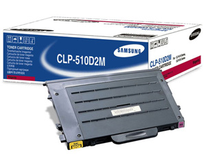 Картридж Samsung CLP-510D2M, оригинальный, magenta (пурпурный), ресурс 2000 стр., цена — 3802 руб.