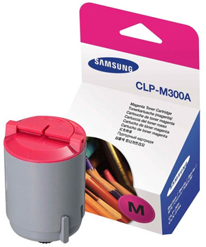 Картридж Samsung CLP-M300A, оригинальный, magenta (пурпурный), ресурс 1000 стр., цена — 3400 руб.