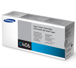 Картридж Samsung CLT-C406S [ST986A], оригинальный, cyan (голубой), ресурс 1000 стр., цена — 6590 руб.