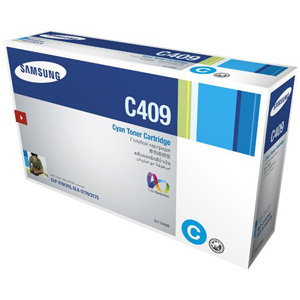 Картридж Samsung CLT-C409S [SU007A], оригинальный, cyan (голубой), ресурс 1000 стр., цена — 4590 руб.