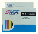 Картридж SolutionPrint SP-B-569XL iBK (соответствует Brother LC569XL-BK), совместимый, black (черный), ресурс 2400 стр., для Brother MFC J3520; MFC J3720