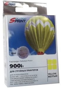 Картридж SolutionPrint SP-900iY (LC900Y), yellow (желтый), ресурс 400 стр., цена — 420 руб.