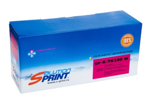 Тонер-картридж SolutionPrint SP-K-TK590M (TK-590M), magenta (пурпурный), ресурс 5000 стр., цена — 1790 руб.